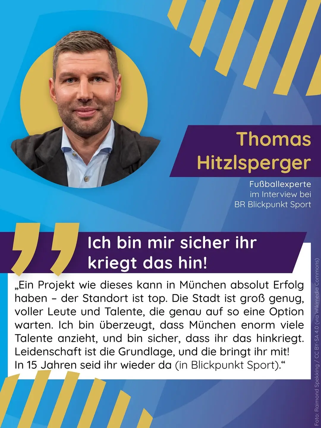 Thomas Hitzlsperger - Stimmen für Handball in München
